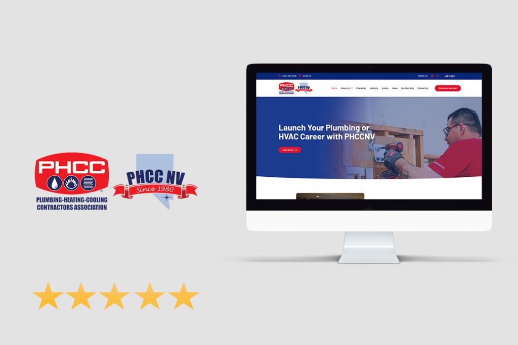 PHCC website portfolio showcase